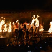 瀧山寺鬼祭り・火祭り（正面）