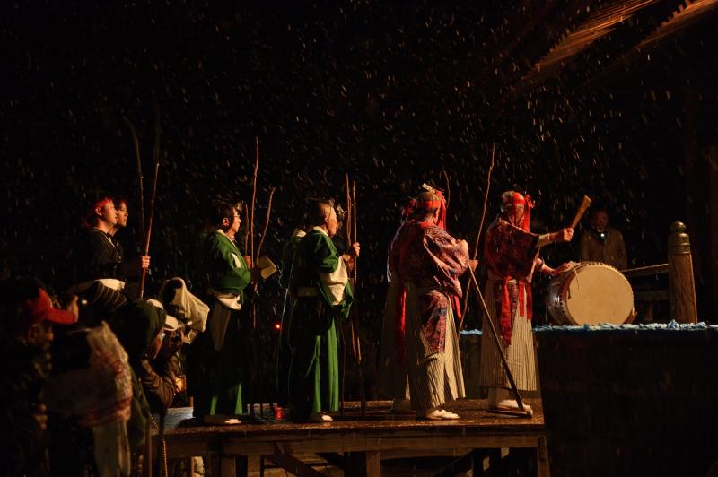 瀧山寺鬼祭り（田遊祭）
