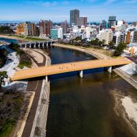 桜城橋（空撮）