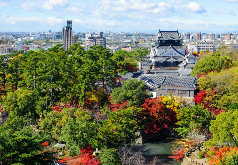 岡崎の街（遠景）